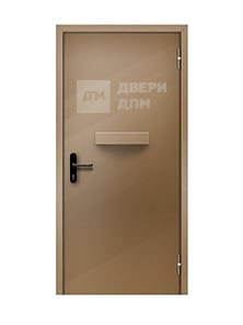 Противопожарная дверь с лотком